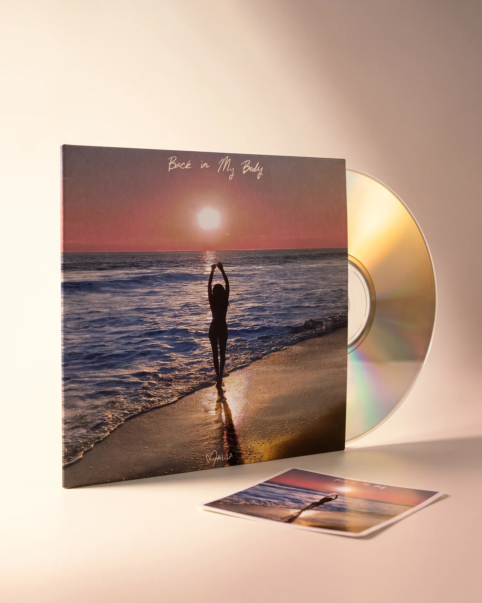 Back in My Body CD in a thin card sleeve